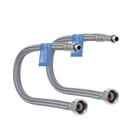 Шланг для під'єднання змішувача Thermo Alliance Standart (пара) 60 см NYLON M10x1/2"В TAS386W60