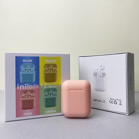 Бездротові навушники i12 Pods (Рожевий)
