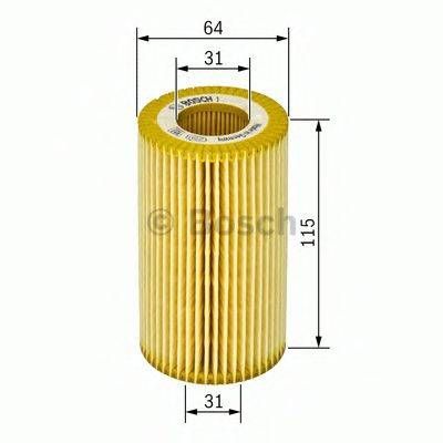 Фільтр оливи BOSCH F026407070 на HONDA ACCORD EURO VIII (CL)