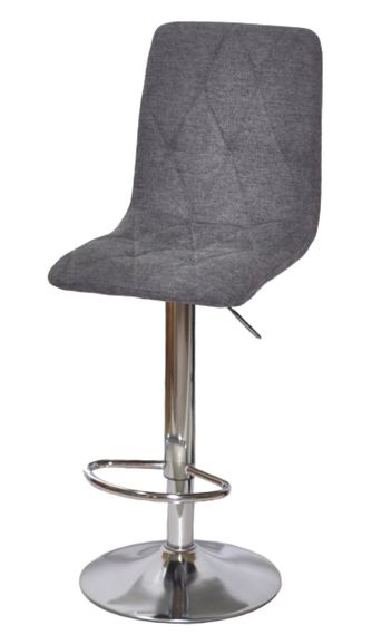 Барный стул Melvin Fred Bar CH-Base, хромированная опора Ø 385, с регулировкой высоты сиденья, мягкая обивка | Зображення 7