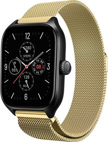 Ремінець 20 мм міланська петля BeWatch для Amazfit GTS 4 / Mini Золотий (1010228.6)