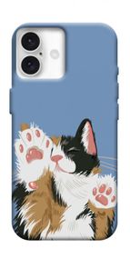 Чохол з картинкою Funny cat для Apple iPhone 16 (6.1")