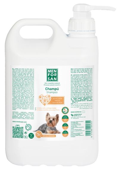 Menforsan Mink Oil шампунь для собак з норковою олією, 5 л