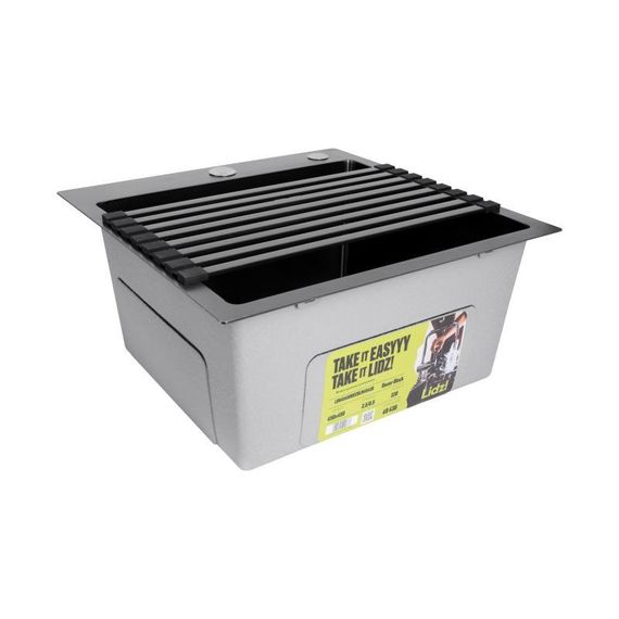 Сушарка на кухонну мийку Lidz Acsis LA12 Black, плоска основа, для посуду 430х218 мм LDACSLA12BLM49766 | Зображення 4