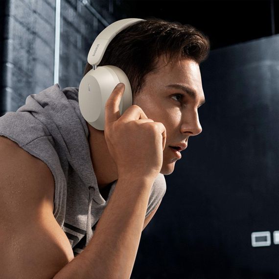 Бездротові навушники Baseus Bass 35 Max Wireless Headphones Stellar White | Зображення 7