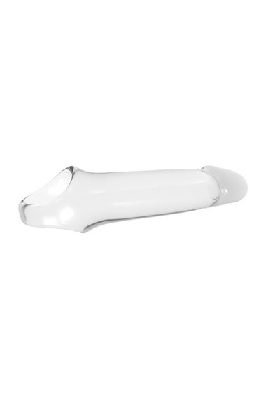 Насадка на пеніс Dreamtoys Ramrod з кільцем для мошонки, прозора Sex Aura | Зображення 3