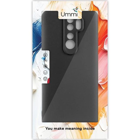Чохол Silicone Cover Ummi Lakshmi Full Camera (AA) для Xiaomi Redmi Note 8 Pro Чорний / Black | Зображення 1