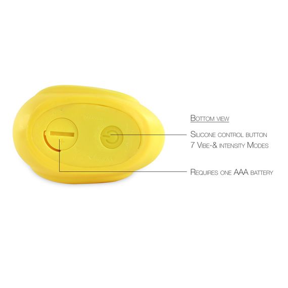 Вібромасажер качечка I Rub My Duckie - Classic Yellow v2.0, скромняжка | Зображення 4