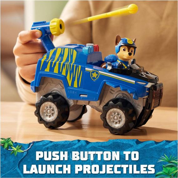 Щенячий патруль в джунглях Машина тигр и фигурка Гонщика Оригинал Paw Patrol Jungle Pups Chase Tiger Vehicle | Зображення 8