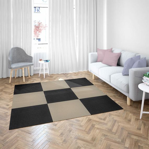 Самоклеюча плитка під ковролін чорна 600х600х4,5мм SW-00001417 | Зображення 4