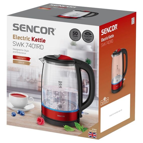 Електрочайник Sencor SWK 7401RD | Зображення 6