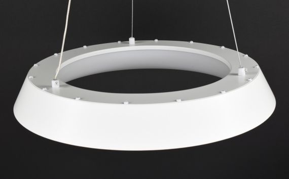 Люстра світлодіодна підвісна LED світильник для квартири на стелю лед з пультом 27551 Білий 25-90х48х48 см. | Зображення 6