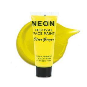 Neon Festival Face Paint YELLOW Stargazer Неоновий аквагрим ЖОВТИЙ 10 мл