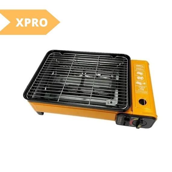 Плита газова у валізі гриль XPRO (2.2KW) BDZ-290A (3) жовта (MER-15404_1045) | Зображення 1