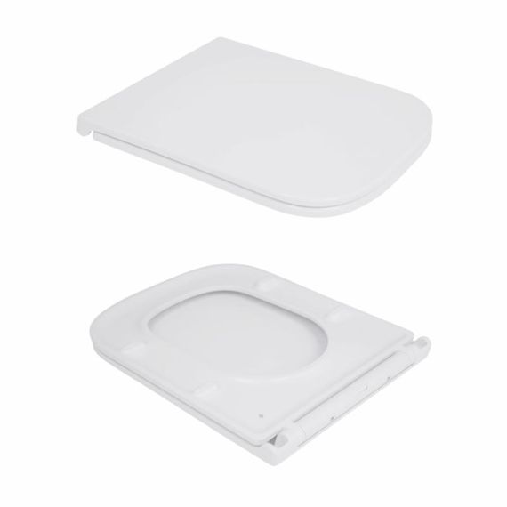 Унітаз-компакт Qtap Cardinal Ultra Quiet безобідковий із сидінням Soft-close QT04222168AUQ3W | Зображення 7