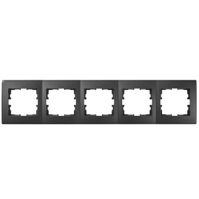 LESYA антрацит Рамка горизонтальна 5-а Лезард