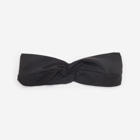 Пов'язка на голову жіноча для фітнесу чорна - One Size