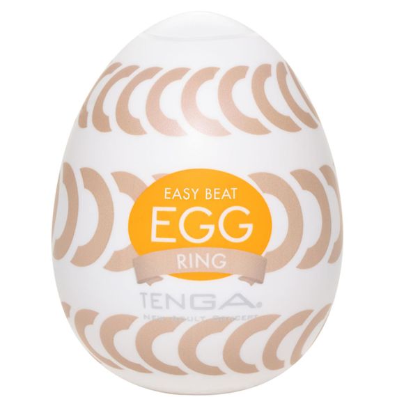 Мастурбатор-яйце Tenga Egg Ring з асиметричним рельєфом Sex Aura