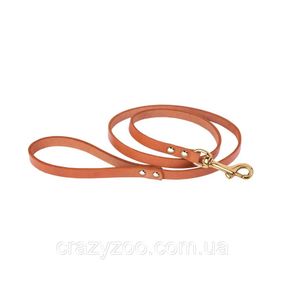 Поводок для собак BronzeDog кожаный 1.2х120 см 47124