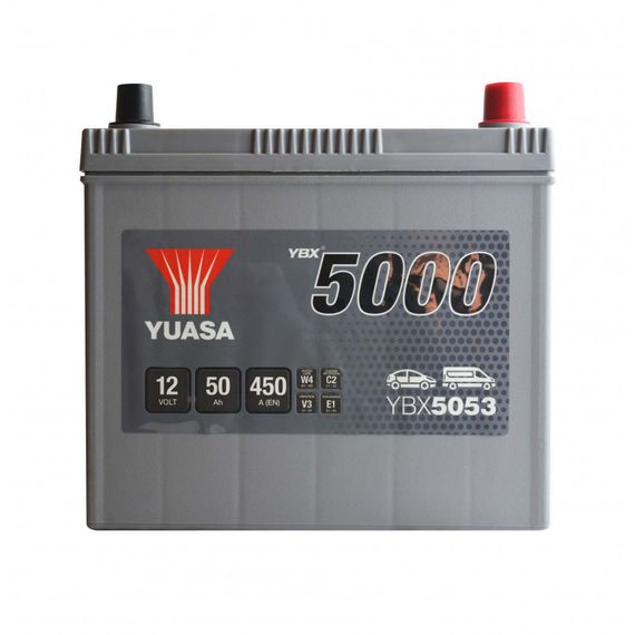 Аккумулятор Yuasa 12V 50Ah Silver High Performance Battery Japan YBX5053