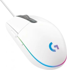 Миша комп'ютерна бездротова Logitech G102 Lightsync USB White L910-005824 біла