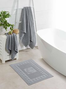 Рушник Zeron 128377 Туреччина 140*70  Махра Сірий