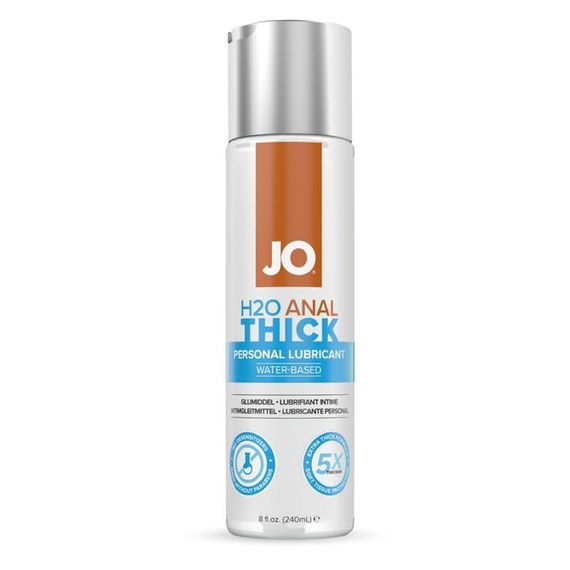 Густа анальна змазка JO ANAL H2O – THICK (240 мл) на водній основі Sex Aura