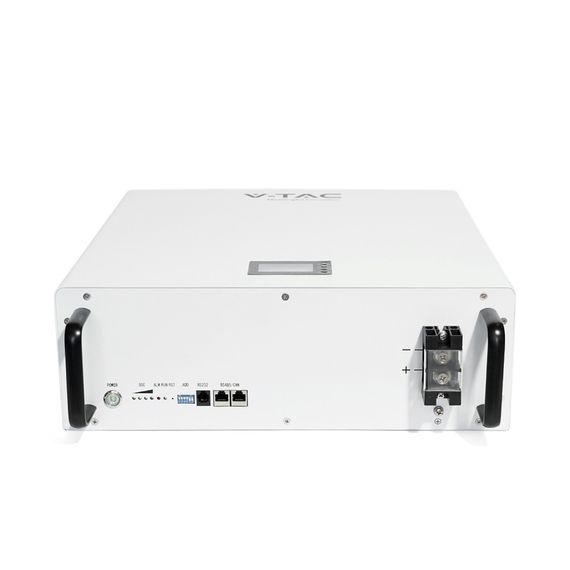 Акумуляторна батарея V-TAC VT48100E-W LiFePO4 51,2V 100Аh 5.12kWh,(100/100A)585x565x275mm, 50,67kg | Зображення 2