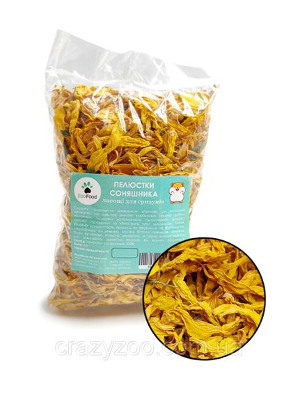Лакомство для грызунов EcoFood лепестки подсолнуха 25 г 6706 | Зображення 2