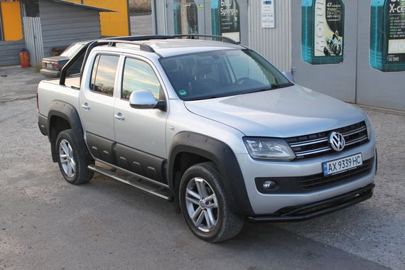 Молдинг на дверь OmsaLine (6 шт, ABS) для Volkswagen Amarok 2010-2022 гг | Зображення 4