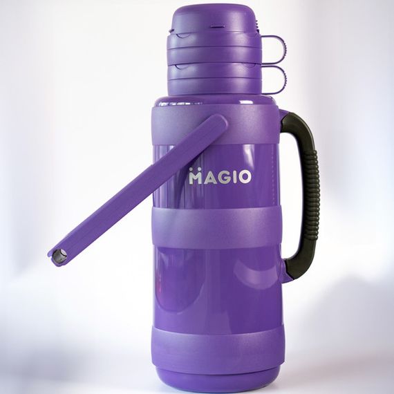 Термос для напитков 3,2 л Magio MG-1053 стеклянная колба сохраняет тепло и холод | Зображення 2