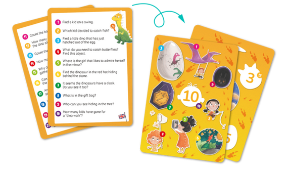 Пазл Dodo Шукай і знаходь Країна динозаврів, 100 елементів (300669) | Зображення 4