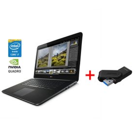 Мобільна робоча станція Dell Precision M3800 / 15.6'' (1920x1080) IPS Touch /Core i7-4712HQ (4 (8) ядра по 2.3 - 3.3 GHz) / 16 GB DDR3 / 192 GB SSD / Quadro K1100M, 2 GB GDDR5 / WebCam / Win 10 Pro б/в + Подарунок Флешка Kingston  64 GB