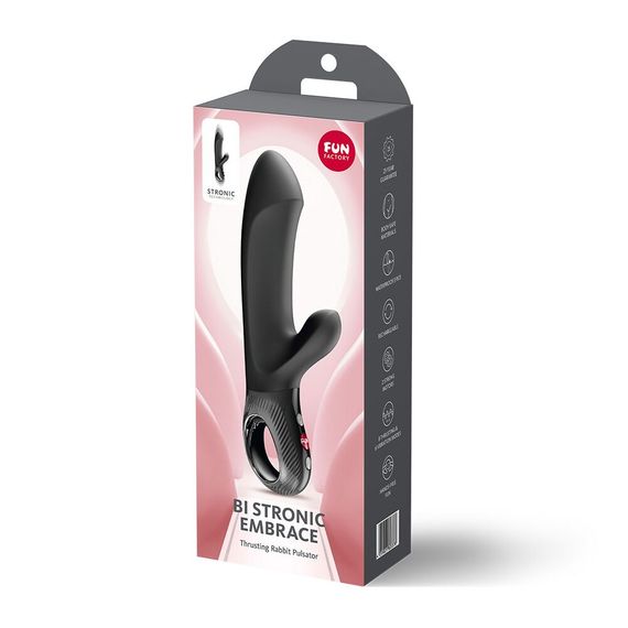 Пульсатор Fun Factory Bi Stronic Embrace Black | Зображення 9