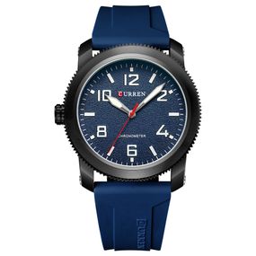 Curren 8454 Black-Blue