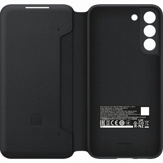 Чохол-книжка Samsung Smart LED View Cover EF-NS906 для смартфона Samsung Galaxy S22 Plus Black. Оригінал | Зображення 1