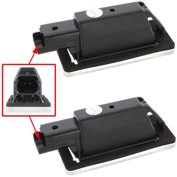 Citroen C5 III (від 2008-) світлодіодні ліхтарі номерного знака Ситроен С5 LED підсвічування заднього номерного знака | Зображення 1