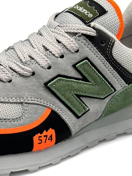 Кросівки чоловічі N3ew B3alan3ce 574 TP2 Gray Green Orange , В'єтнам 44 28.0 см | Зображення 8