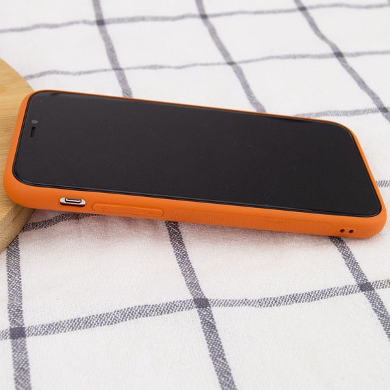 Кожаный чехол Xshield для Apple iPhone 14 Plus (6.7") Оранжевый / Apricot | Зображення 3