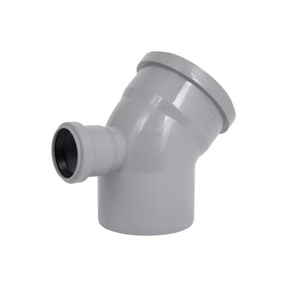 Колено 110x45+ 50х90°х270 горизонтальное TA Sewage | Зображення 2