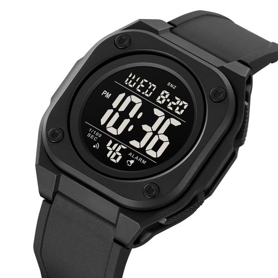 Чоловічий годинник Skmei 2160BKBK Black | Зображення 1