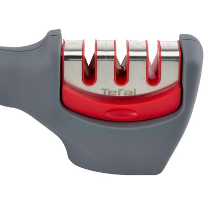 Точилка для ножей Tefal Fresh Kitchen, нержавіюча сталь, пластик, сірий (K2090514) | Зображення 3