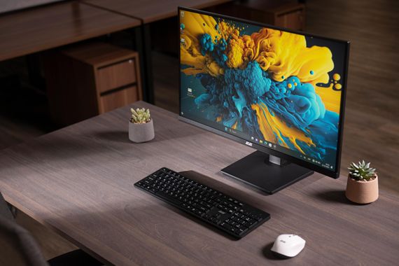 Монітор 2E 27' N2723B D-Sub, HDMI, IPS, 75Hz, Pivot (2E-N2723B-01.UA) | Зображення 4