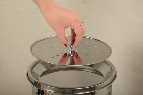 Напольная пепельница-урна Mertinox 15 л Хром 4513.2860I.430.0 | Зображення 2