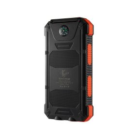 УМБ PowerBank із сонячною панеллю, повербанк КВАНТ SC17-2 20000mAh