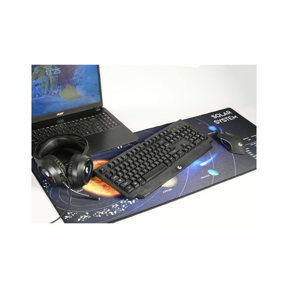 Килимок для мишки Gembird MP-SOLARSYSTEM-XL-01 Black (MP-SOLARSYSTEM-XL-01) | Зображення 3