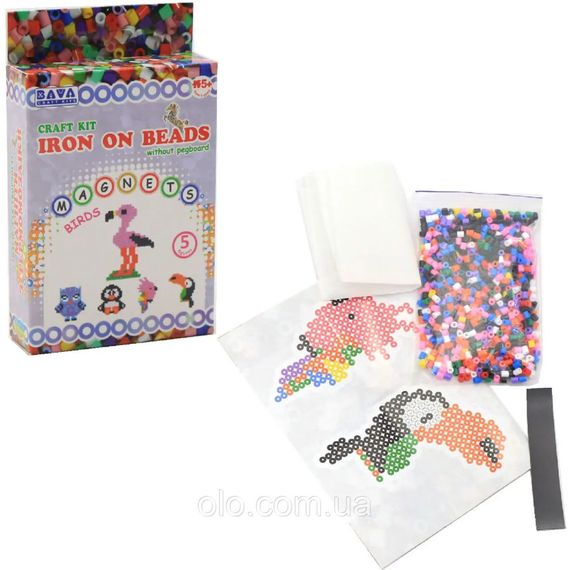 Набір для творчості "Магніти з термомозаїки без планшета "Птахи" TM-015 | Зображення 1