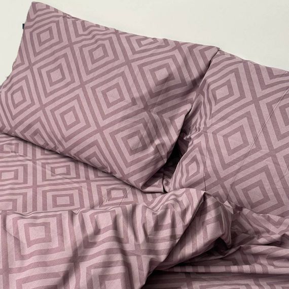 Простирадло на гумці SoundSleep Rhomb Brown бязь 160х200х20 см коричневе (2800004674669) | Зображення 4