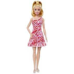 Кукла Barbie Fashionistas в сарафане в цветочный принт (HJT02)