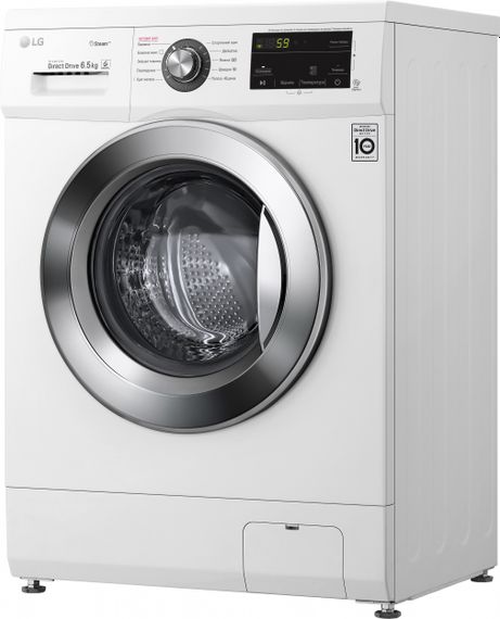 Стир. машина с фронт. загр. LG F2J3WS2W, 6,5кг, 1200, A+++, Пар, глубина 44см, Дисплей, Инвертор, Белый (F2J3WS2W) | Зображення 2